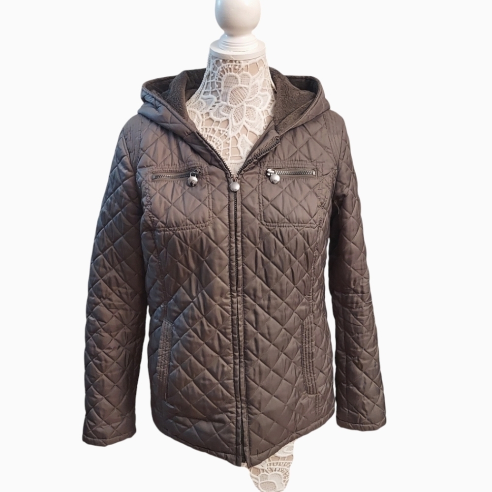 METAPHOR M Hooded Zippered Puff Jacket